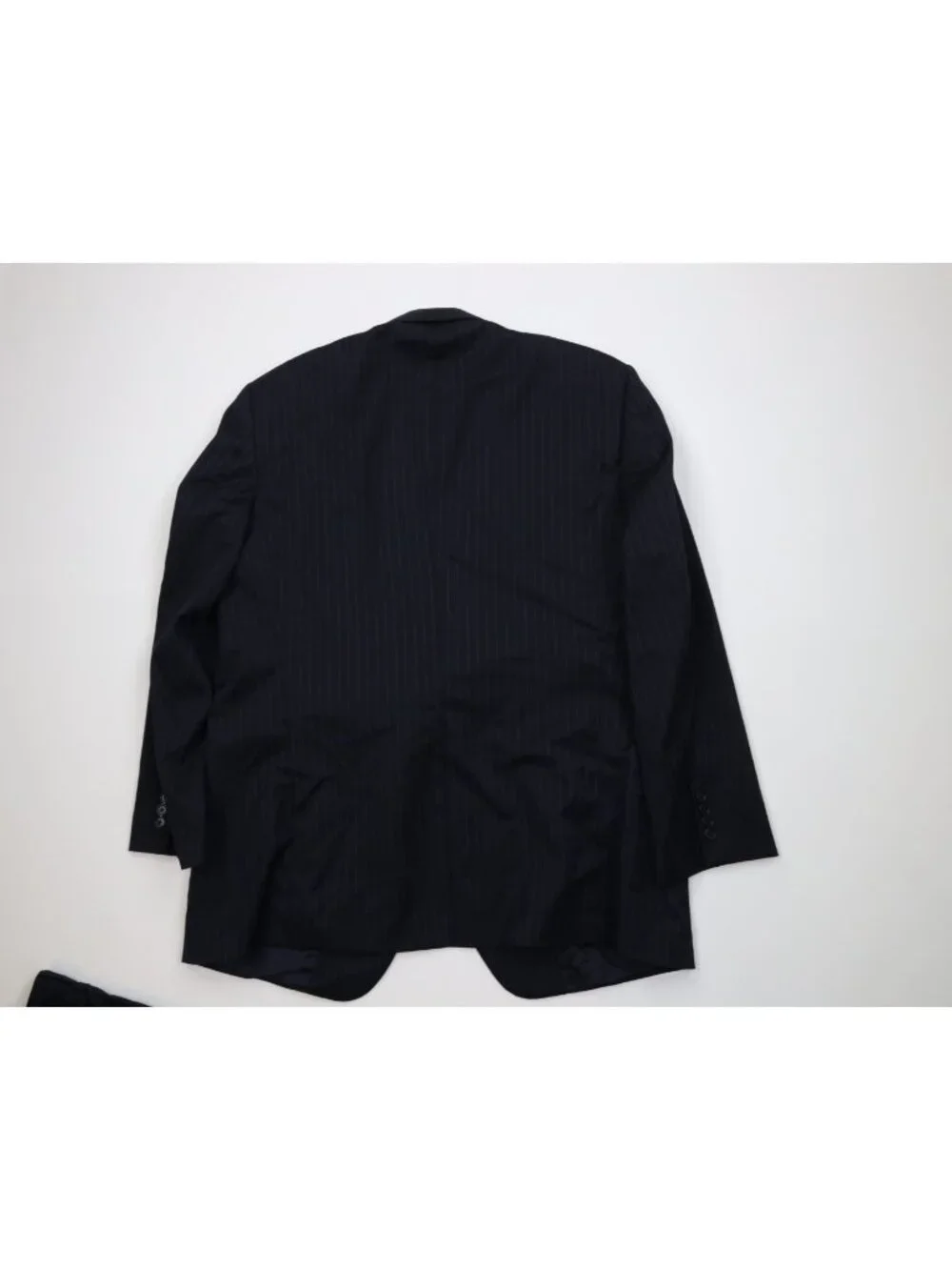 Brooks Brothers Mens 48L 2 Piece 1818 Madison Estrato Wool Striped Suit 43x30